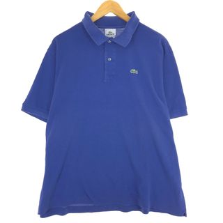 ラコステ(LACOSTE)の古着 ラコステ LACOSTE 半袖 ポロシャツ 8 メンズXXL /eaa440242(ポロシャツ)