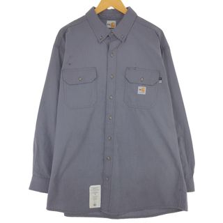 カーハート(carhartt)の古着 カーハート Carhartt FRシリーズ 長袖 ボタンダウン ワークシャツ メンズXL /eaa444055(シャツ)