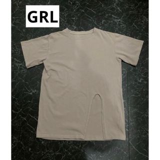 グレイル(GRL)のGRL くすみピンク　Tシャツ(Tシャツ(半袖/袖なし))