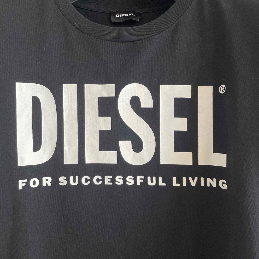 DIESEL(ディーゼル)のディーゼル メンズ Tシャツ 半袖 TEE ロゴ トップス ブラック メンズのトップス(Tシャツ/カットソー(半袖/袖なし))の商品写真