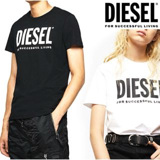 ディーゼル(DIESEL)のディーゼル メンズ Tシャツ 半袖 TEE ロゴ トップス ブラック(Tシャツ/カットソー(半袖/袖なし))