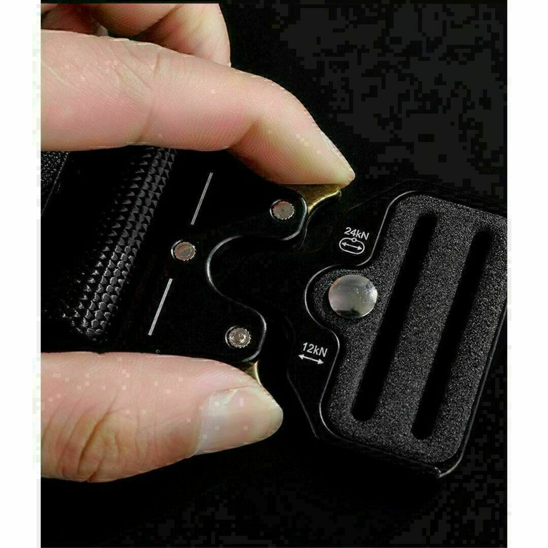 タクティカルベルト　サバイバルゲーム　ユニセックス　男女兼用　ブラック メンズのファッション小物(ベルト)の商品写真