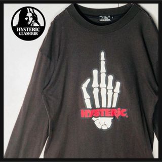 HYSTERIC GLAMOUR - 【希少】ヒステリックグラマー ビックロゴ スカルロゴ ロングTシャツ 長袖