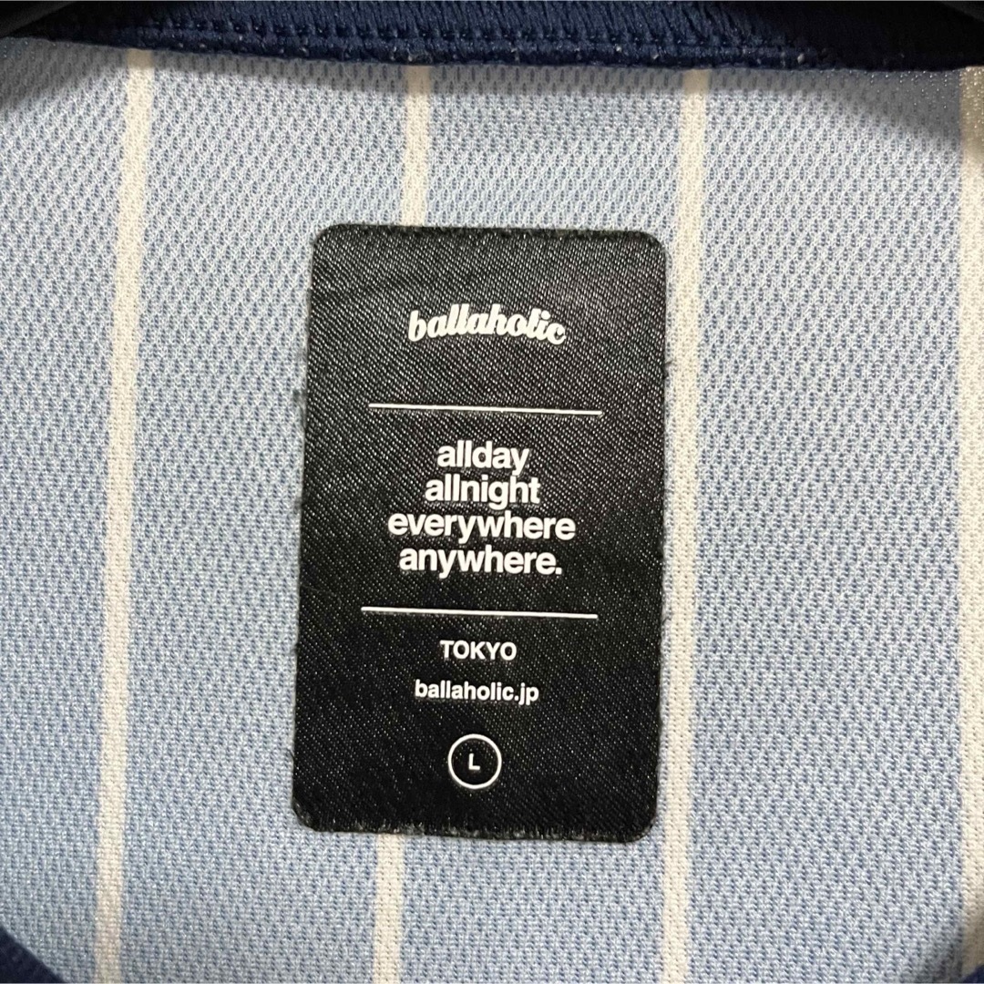 ballaholic(ボーラホリック)のballaholic stripe cool long tee メンズのトップス(Tシャツ/カットソー(七分/長袖))の商品写真