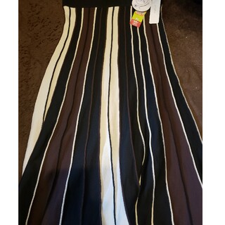シマムラ(しまむら)のしまむら　大きいサイズ　ロングスカート　ニット　新品(ロングスカート)