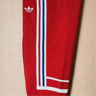 Originals（adidas） - アディダス オリジナルス デサント製ジャージ Ｌ 80s オーダーメイド 激レア