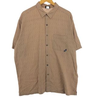 パタゴニア(patagonia)の古着 00年代 パタゴニア Patagonia 52919S6 半袖 ストライプシャツ メンズXL /eaa444753(シャツ)