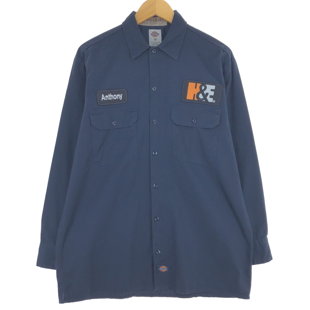 Dickies(ディッキーズ)の古着 ディッキーズ Dickies 長袖 ワークシャツ メンズM /eaa444790 メンズのトップス(シャツ)の商品写真