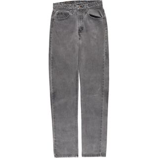 リーバイス(Levi's)の古着 90年代 リーバイス Levi's 505 REGULAR FIT STRAIGHT LEG ブラックデニム テーパードデニムパンツ USA製 メンズw30 ヴィンテージ /eaa424914(デニム/ジーンズ)