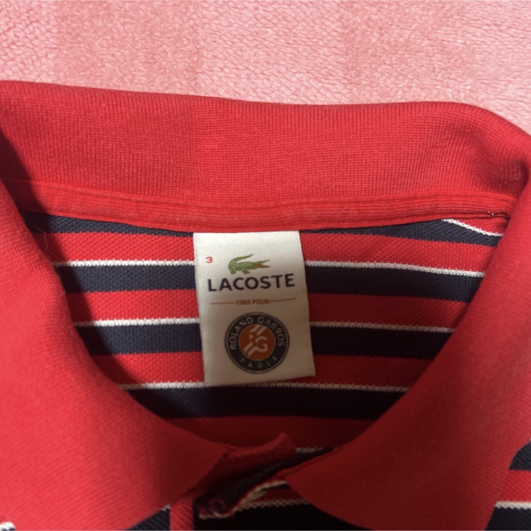 LACOSTE(ラコステ)の【美品】LACOSTE ローランギャロス ROLAND GARROS ポロシャツ メンズのトップス(ポロシャツ)の商品写真