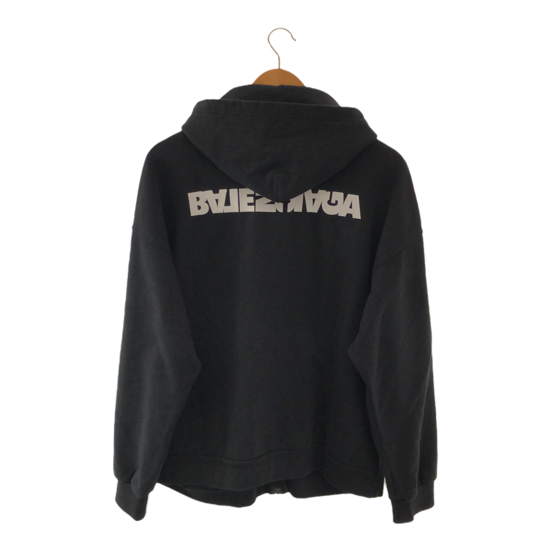 Balenciaga(バレンシアガ)のBALENCIAGA バレンシアガ Ru Paul Charles TURN ZIP-UP HOODIE UNISEX ロゴワイド ジップアップパーカー ユニセックス メンズのトップス(パーカー)の商品写真