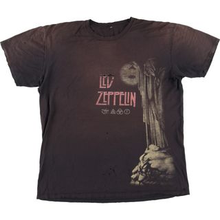 古着 LED ZEPPELIN レッドツェッペリン バンドTシャツ バンT メンズXL ヴィンテージ /eaa444236(Tシャツ/カットソー(半袖/袖なし))