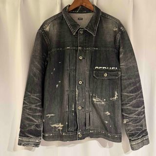 2000円引き34000で即決90s maharishi デニムジャケット マウンテンパーカー L メッシュ