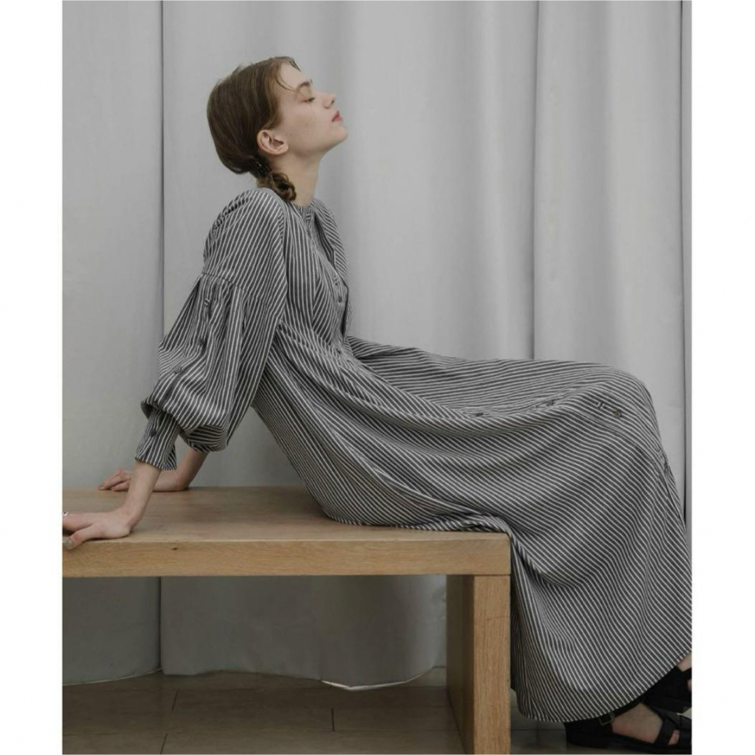 TODAYFUL(トゥデイフル)の【willfully】button flare sleeve cotton OP レディースのワンピース(ロングワンピース/マキシワンピース)の商品写真