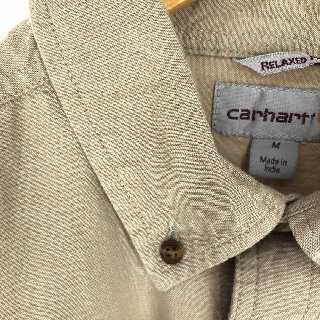 carhartt(カーハート)の古着 カーハート Carhartt RELAXED FIT 長袖 ボタンダウン ワークシャツ メンズM /eaa444793 メンズのトップス(シャツ)の商品写真