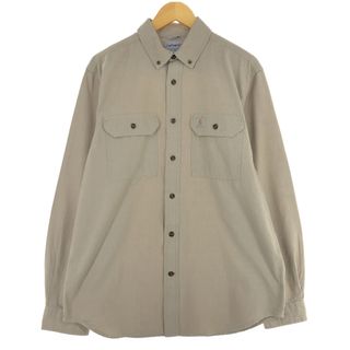 カーハート(carhartt)の古着 カーハート Carhartt RELAXED FIT 長袖 ボタンダウン ワークシャツ メンズM /eaa444793(シャツ)