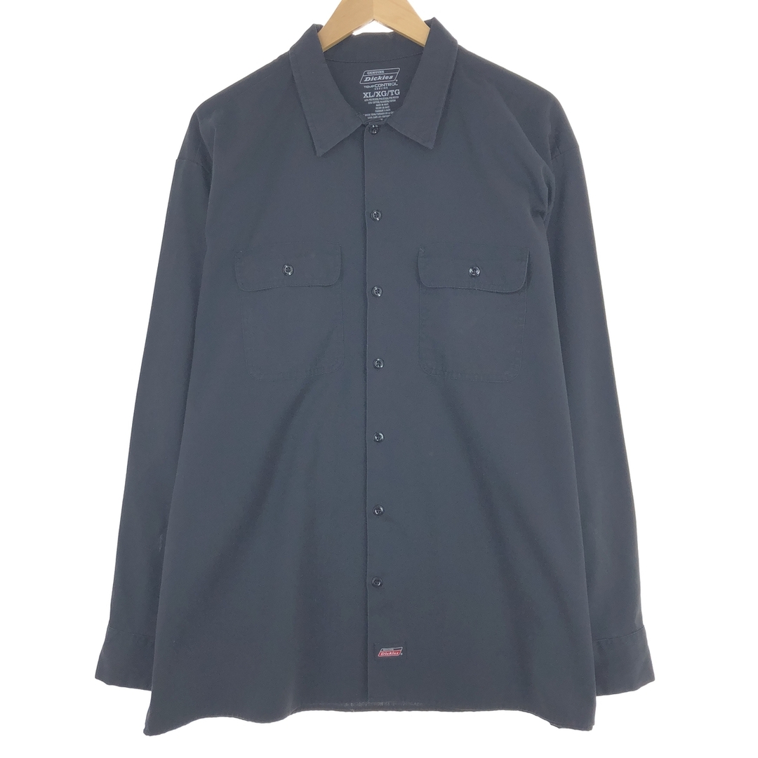 Dickies(ディッキーズ)の古着 ディッキーズ Dickies 長袖 ワークシャツ メンズXL /eaa444796 メンズのトップス(シャツ)の商品写真