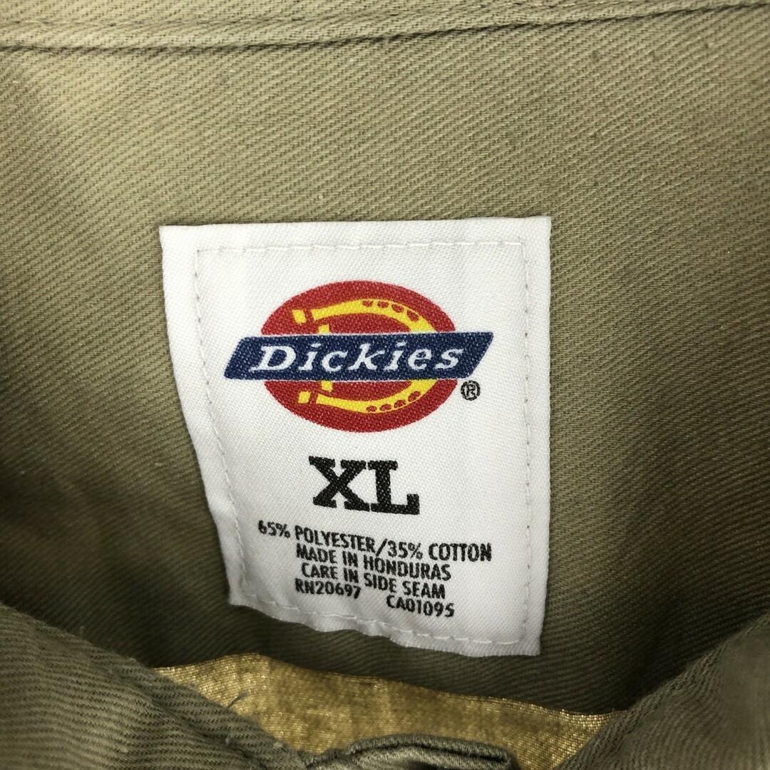 Dickies(ディッキーズ)の古着 ディッキーズ Dickies 長袖 ワークシャツ メンズXL /eaa444797 メンズのトップス(シャツ)の商品写真