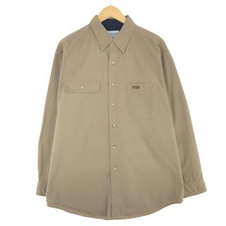 カーハート(carhartt)の古着 カーハート Carhartt 長袖 ボタンダウン ワークシャツ メンズL /eaa444798(シャツ)