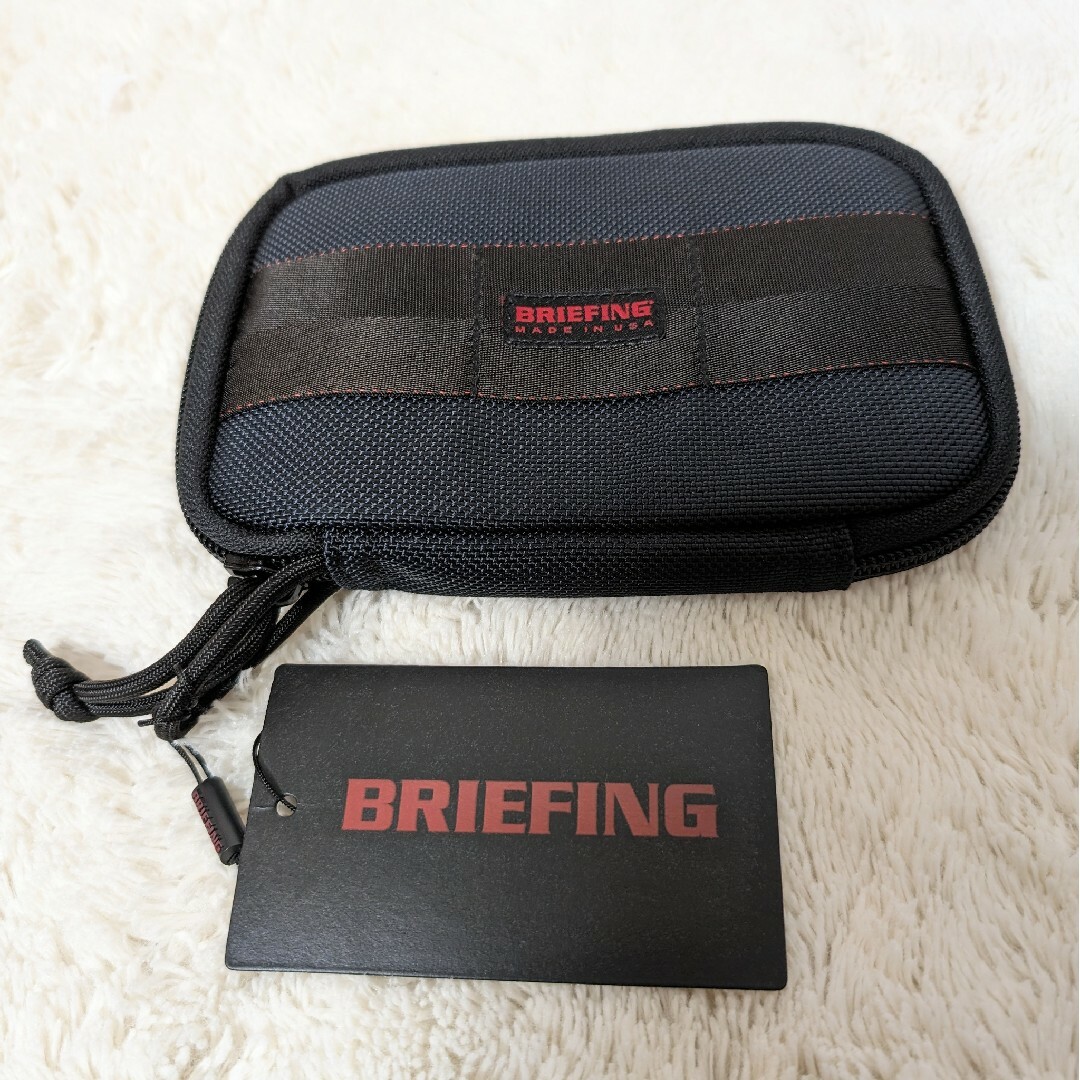 BRIEFING(ブリーフィング)の未使用品　BRIEFING ショートウォレット　ネイビー メンズのファッション小物(長財布)の商品写真