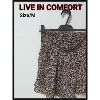 リブインコンフォート(Live in comforrt（FELISSIMO）)のLIVE IN COMFORT リブインコンフォート イージー ゴム フェリシモ(ミニスカート)