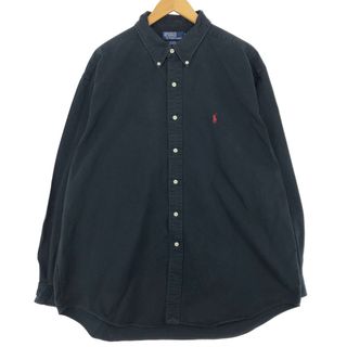 ラルフローレン(Ralph Lauren)の古着 ラルフローレン Ralph Lauren POLO by Ralph Lauren BLAKE 長袖 ボタンダウンシャツ メンズXL /eaa445129(シャツ)