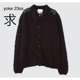 ヨーク(YOKE)の求 YOKE MOHAIR SILK MESH KNIT SHIRT(カーディガン)