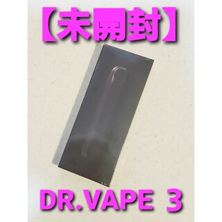 ドクターベイプ(DR.VAPE)の【未開封】DR.VAPE ドクターベイプ Model3 本体のみ ブラック(タバコグッズ)