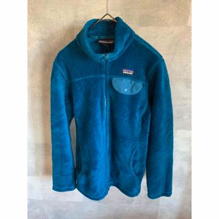 パタゴニア(patagonia)のパタゴニア patagoniaフリースジャケット ブルー　フルジップ キッズ　L(ジャケット/上着)