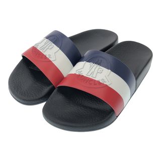 MONCLER モンクレール SLIDES SHOES スライドサンダル シャワーサンダル ロゴ トリコロール レディース 約23cm ブランド