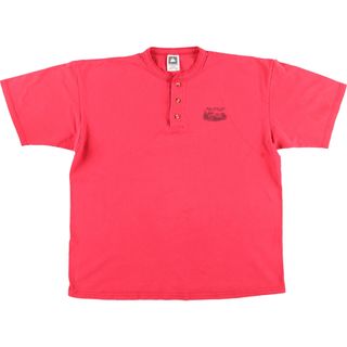 古着 00年代 COTTON DELUXE ヘンリーネックTシャツ メンズXL /eaa438736(Tシャツ/カットソー(半袖/袖なし))