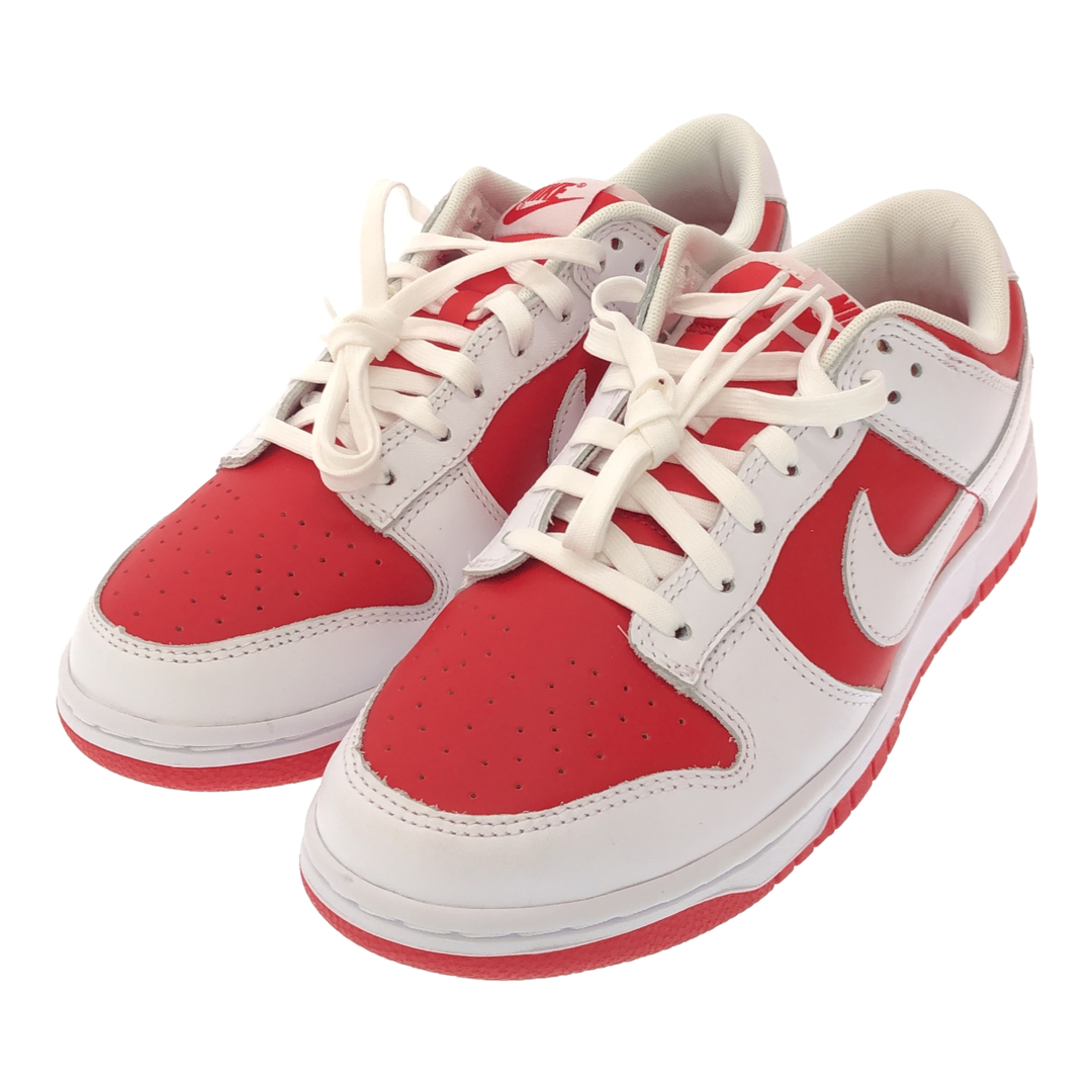 NIKE(ナイキ)のNIKE ナイキ DD1391-600 DUNK Low Gym Red ダンクロゥ ローカットスニーカー 靴 メンズ シューズ 26.5 ホワイト レッド メンズの靴/シューズ(スニーカー)の商品写真