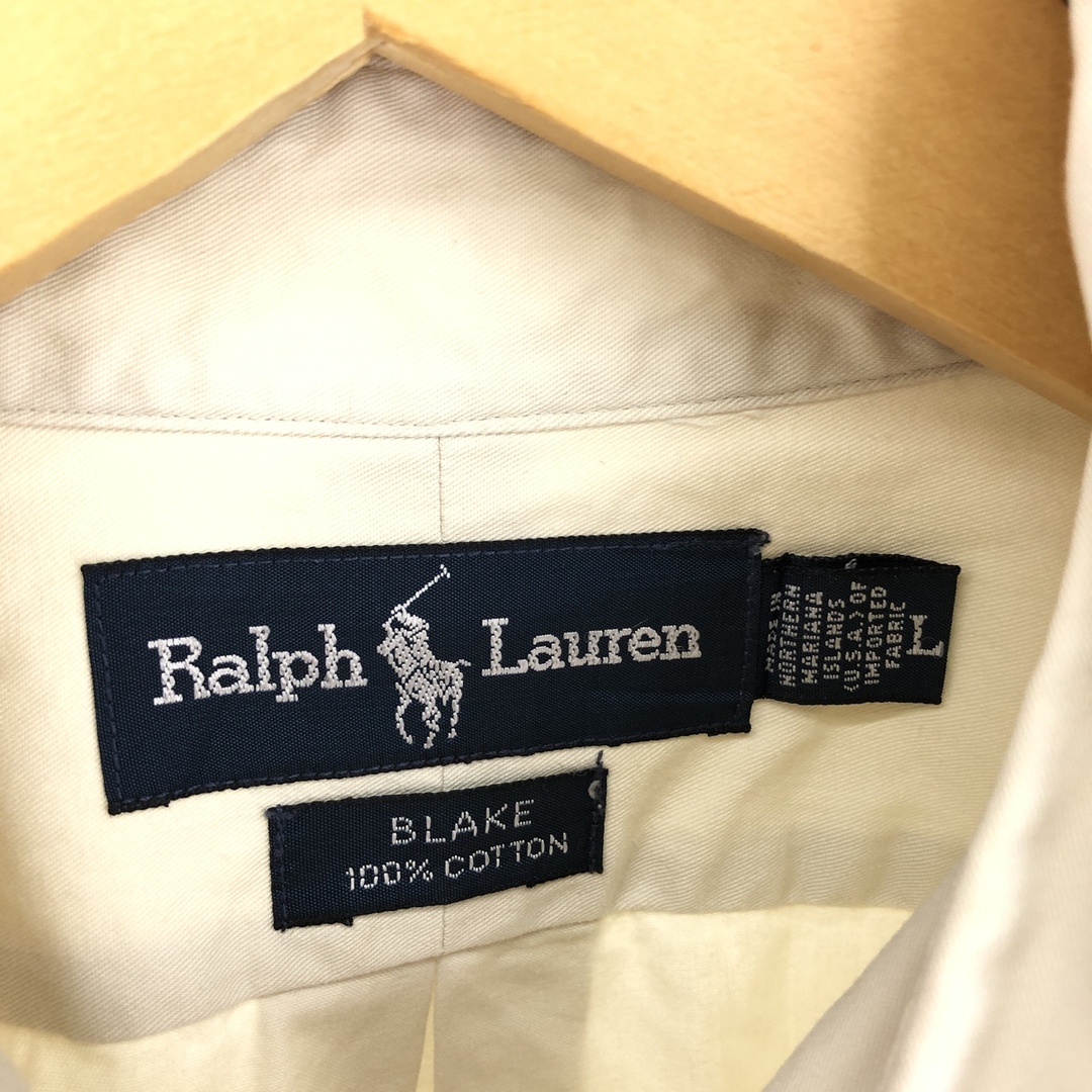 Ralph Lauren(ラルフローレン)の古着 ラルフローレン Ralph Lauren BLAKE 長袖 ボタンダウンシャツ メンズL /eaa445110 メンズのトップス(シャツ)の商品写真