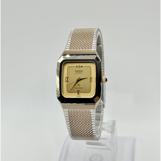 ラドー(RADO)のRADO ラドー ダイアスター QZ 110.9509.3 ゴールド文字盤(腕時計(アナログ))