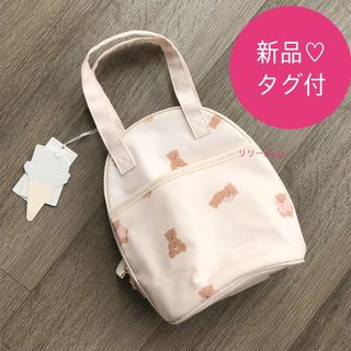 ジェラートピケ(gelato pique)の新品タグ付♡ ジェラートピケ おうちリラックスくま柄保冷ポーチ バッグ(その他)