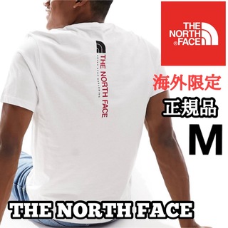 ザノースフェイス(THE NORTH FACE)のノースフェイス メンズ 半袖 Tシャツ バッグデザイン ホワイト M コットン (Tシャツ/カットソー(半袖/袖なし))