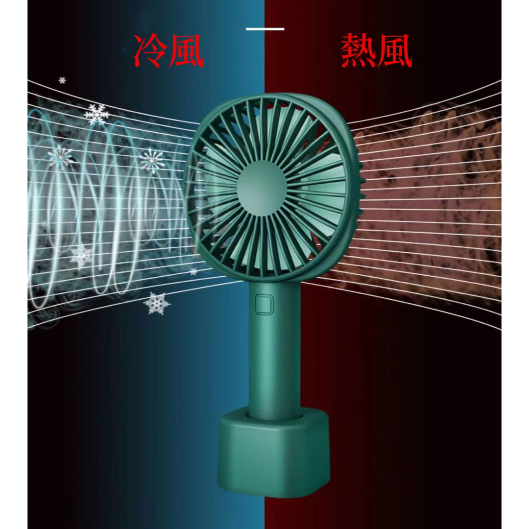 携帯手持ち扇風機 USB充電 3段風量調節 持ち運びに便利 熱中症 スマホ/家電/カメラのスマホアクセサリー(その他)の商品写真