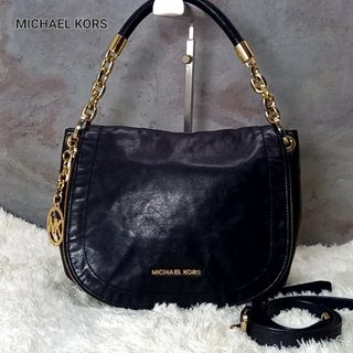 マイケルコース(Michael Kors)のMICHAEL KORS　マイケル・コース　2way  レザー　ゴールドチェーン(ショルダーバッグ)