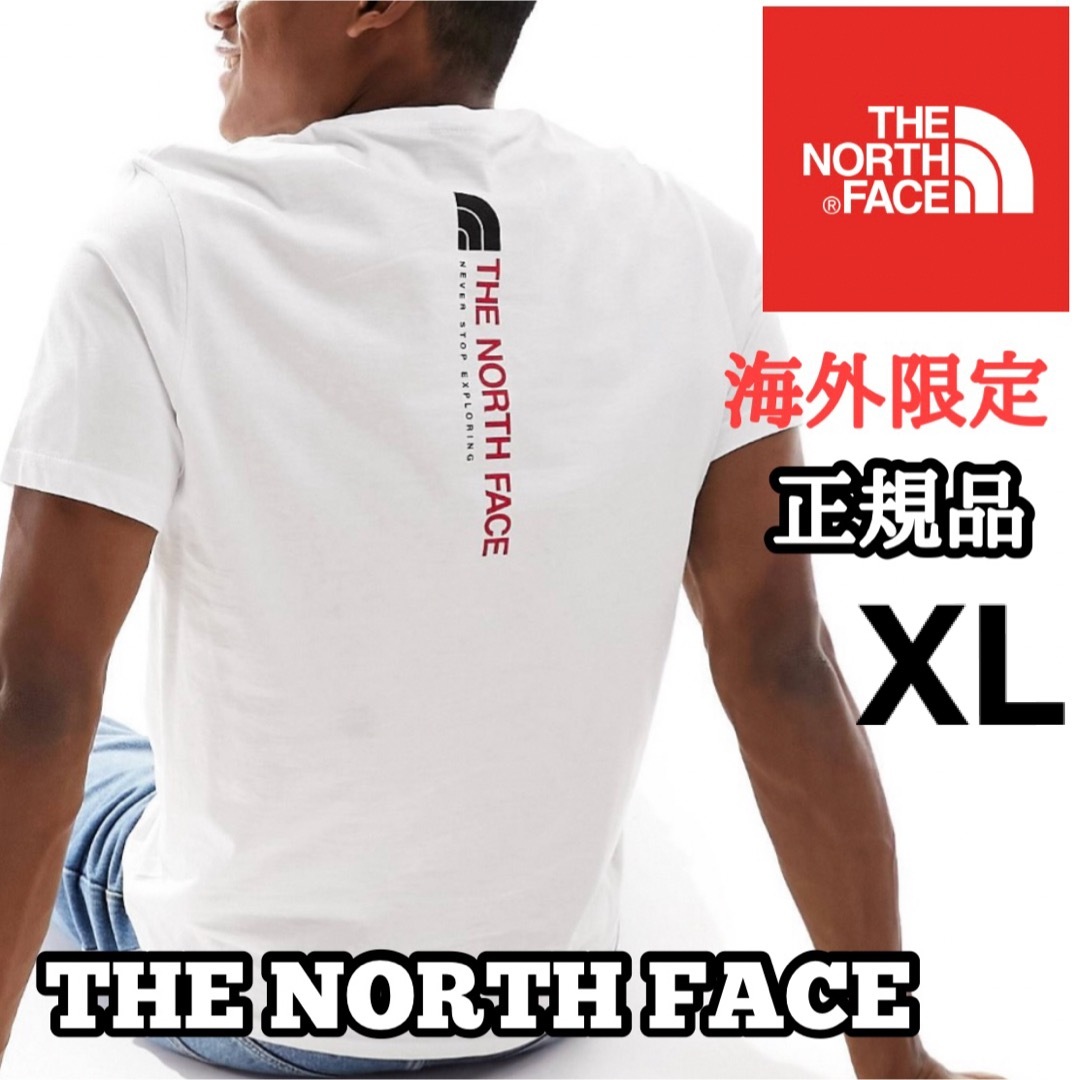 THE NORTH FACE(ザノースフェイス)のノースフェイス メンズ 半袖 Tシャツ バッグデザイン ホワイト XL 綿100 メンズのトップス(Tシャツ/カットソー(半袖/袖なし))の商品写真