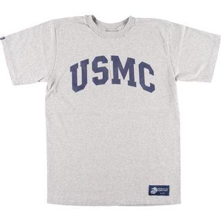 古着 THE COTTON EXCHANGE USMC アメリカ海兵隊 ミリタリーTシャツ USA製 メンズM /eaa438540(Tシャツ/カットソー(半袖/袖なし))