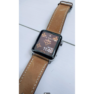 アップルウォッチ(Apple Watch)のApple Watch GPS+ Cellular 42mm 容量100% 美品(腕時計(デジタル))