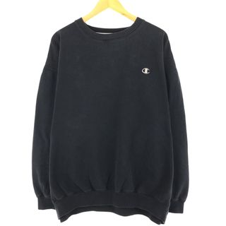 チャンピオン(Champion)の古着 チャンピオン Champion AUTHENTIC ビッグサイズ ワンポイントロゴスウェットシャツ トレーナー メンズXXXL /eaa411689(スウェット)