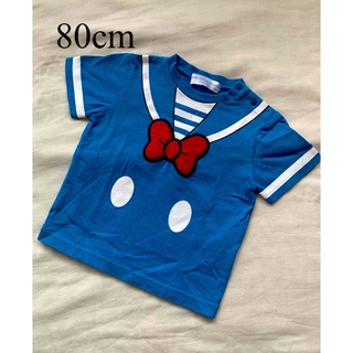 ディズニー(Disney)のディズニーリゾート公式 ドナルド半袖Tシャツ80cm(Ｔシャツ)