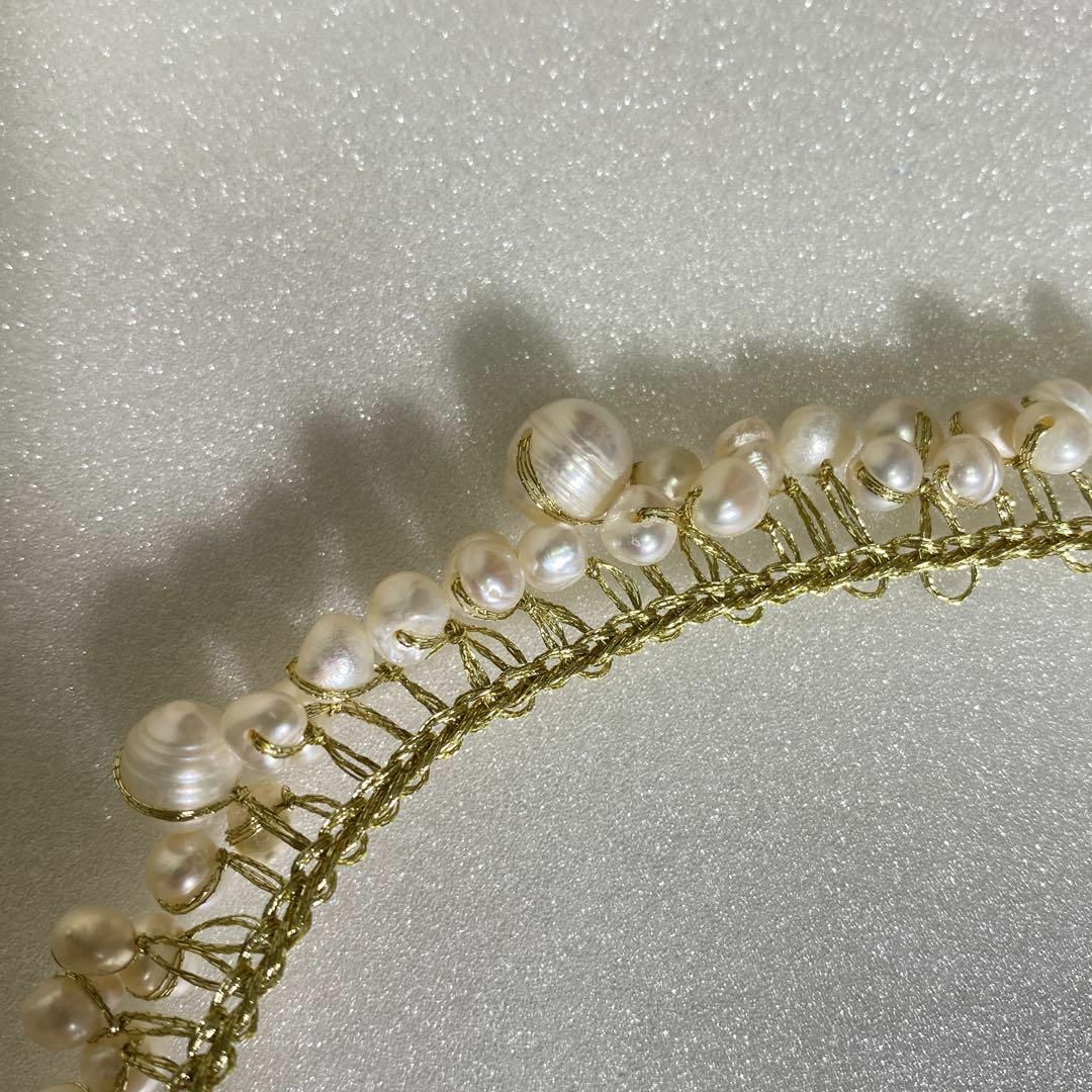 真珠　パール　ネックレス　ネックレス　91cm アクセサリー ハンドメイドのアクセサリー(ネックレス)の商品写真
