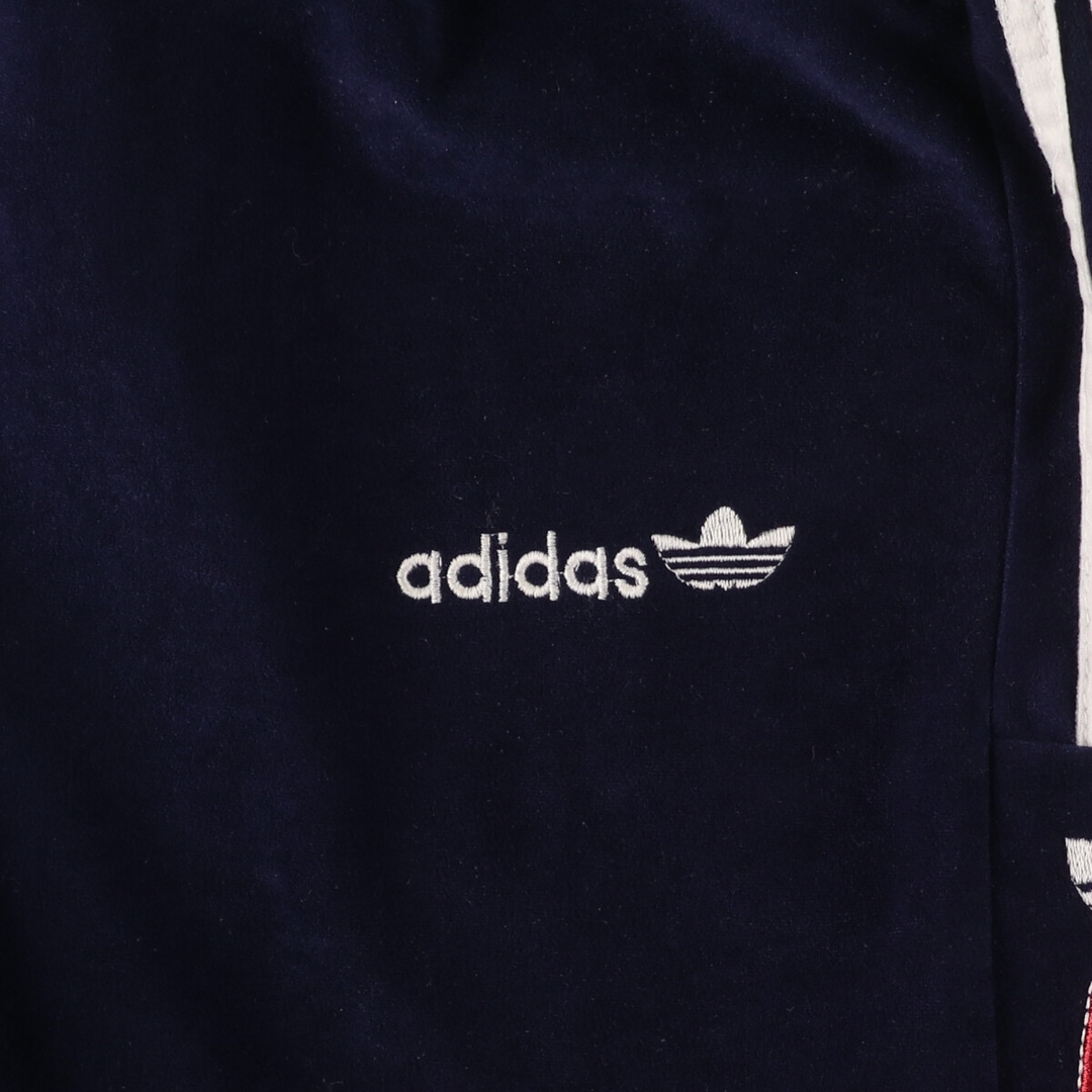 adidas(アディダス)の古着 80年代 アディダス adidas トレフォイルロゴ ベロア ジャージパンツ トラックパンツ メンズL ヴィンテージ  /eaa438623 メンズのパンツ(その他)の商品写真