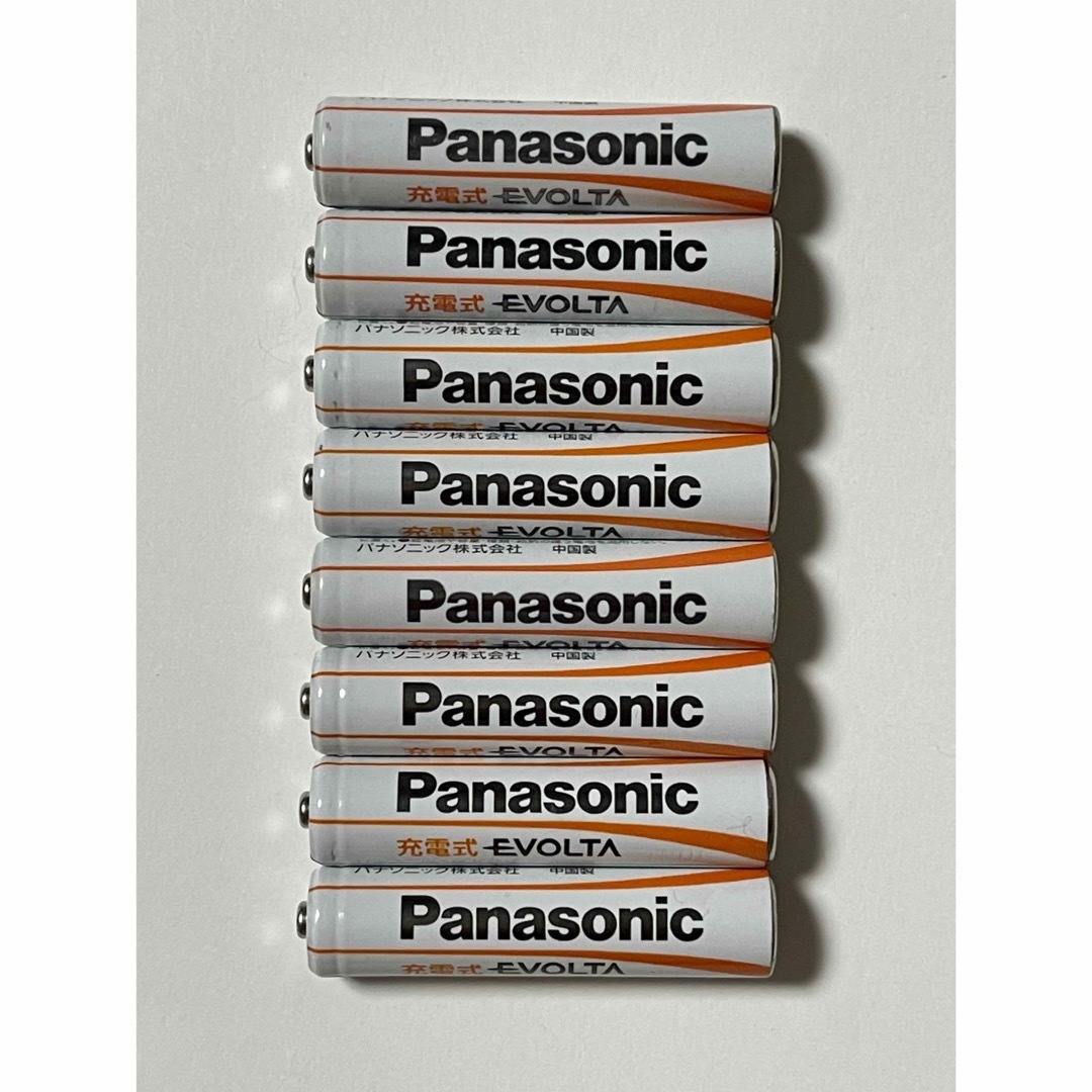 Panasonic(パナソニック)のパナソニック エボルタ 単4 充電式 EVOLTA 650mAh 単四8本 スマホ/家電/カメラのスマートフォン/携帯電話(バッテリー/充電器)の商品写真