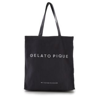 ジェラートピケ(gelato pique)のジェラートピケ　ホビートート　ブラック(トートバッグ)