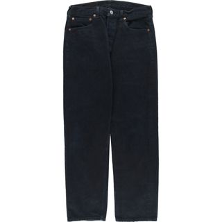 リーバイス(Levi's)の古着 90年代 リーバイス Levi's 501 ブラックデニム ストレートデニムパンツ USA製 メンズw30 ヴィンテージ /eaa436960(デニム/ジーンズ)