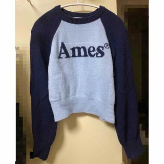 Ames Worldwide ベーシックラグランプルオーバーニット(ニット/セーター)