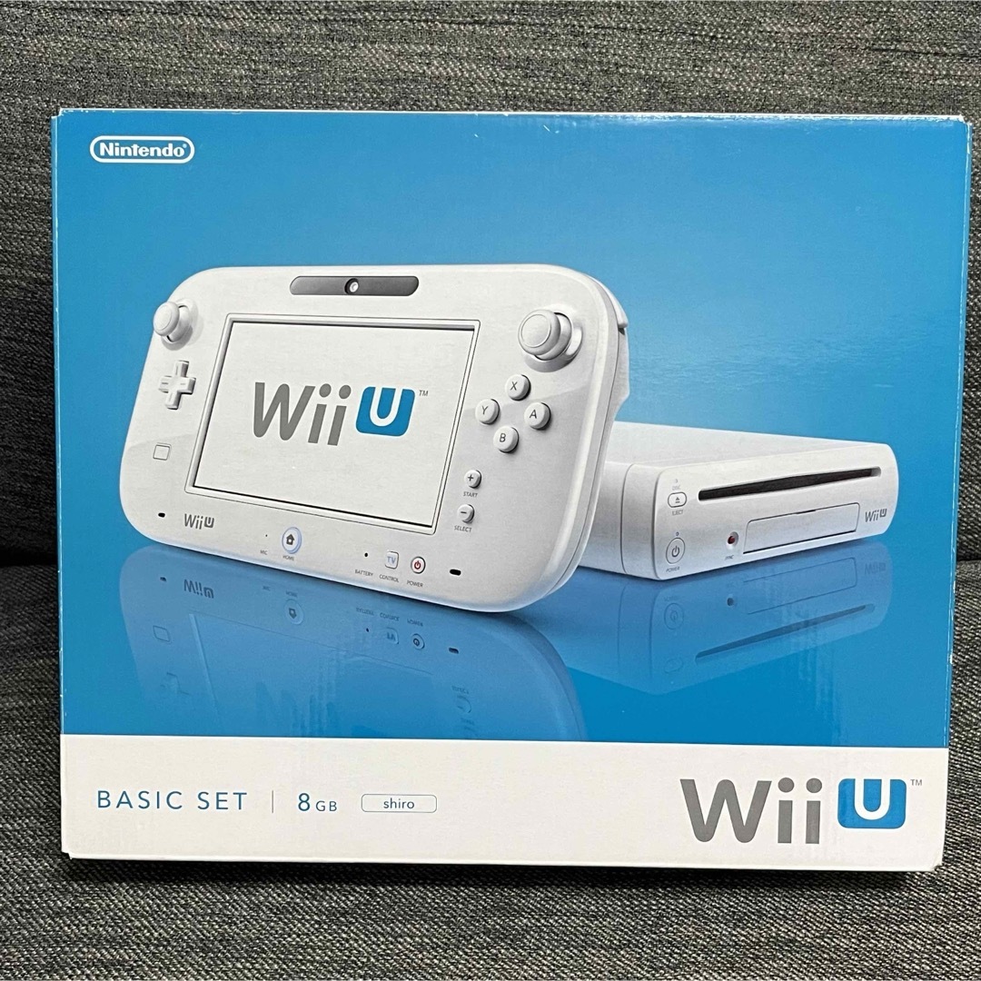 WiiU basic set 白 shiro ホワイト ベーシックセット 8GBの通販 by
